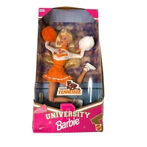 Vintage 1996 Barbie Tennessee University Mattel University Cheerleader Edition